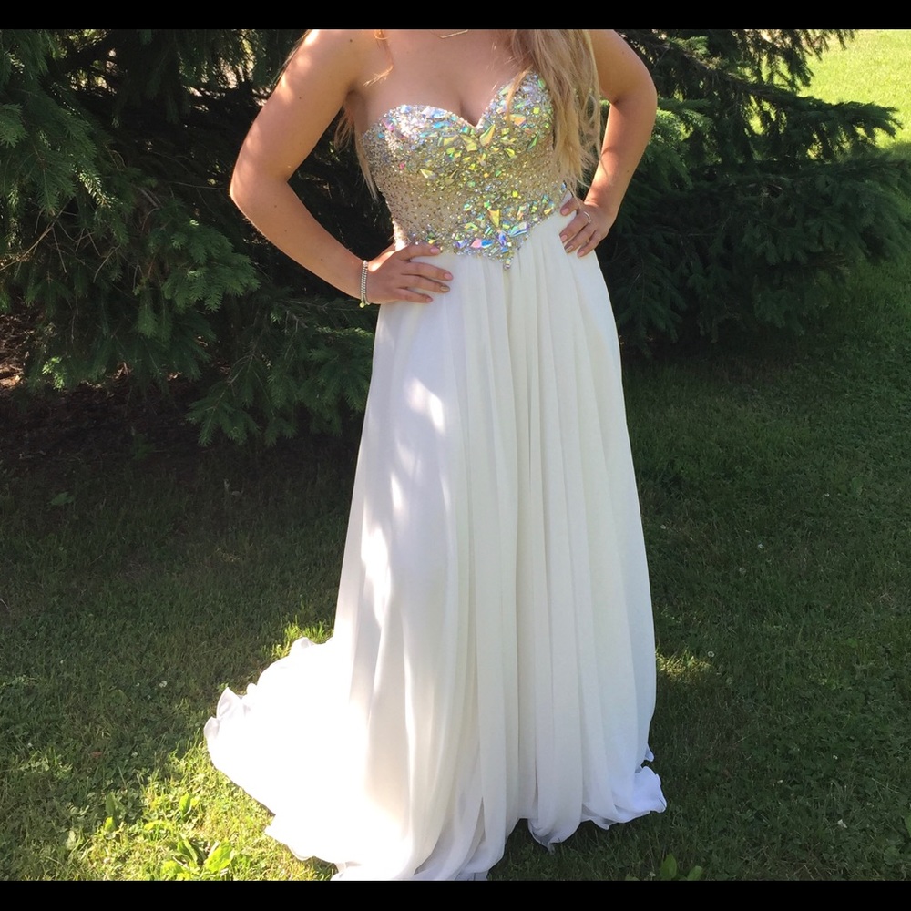 Authentic Terani Couture evening gown/prom/wedding - Picture 5 of 6